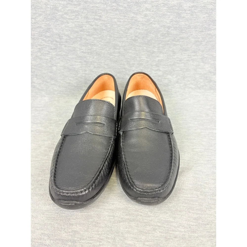 Samuel Hubbard Free Spirit for Him Loafers Mens 11.5Black Leather Penny Drivers